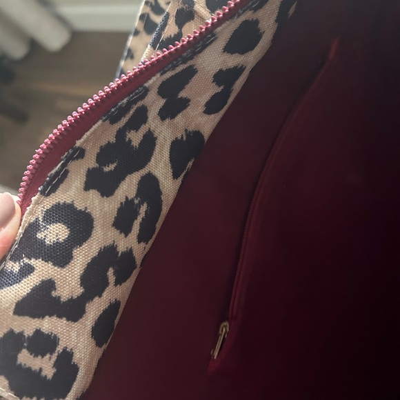 NEW Escape Mode Leopard Print Canvas Tote Bag - Picture 6 of 10